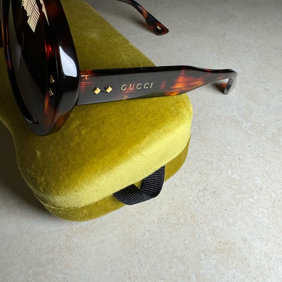 Gucci Womens GG1081S-002 Havana Smoke Sunglasses NWOT Come w/ Case & dust bag - Picture 4 of 8